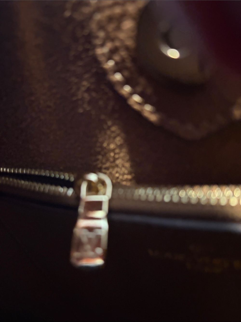 LV Caramel Color Suede Bag - Picture 6 of 15